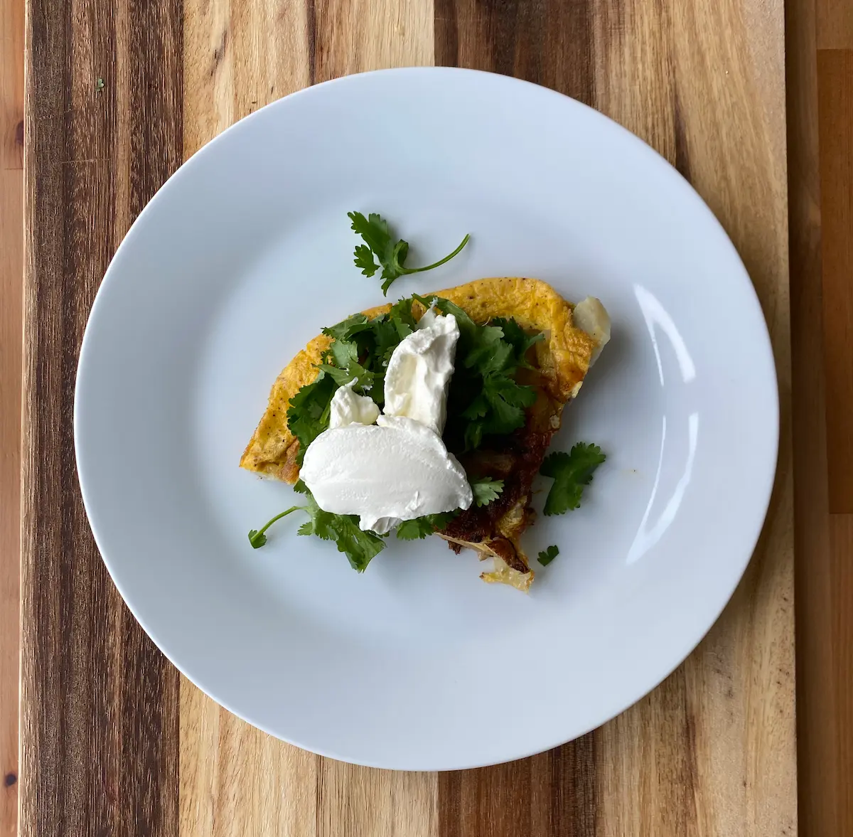 Spanish Tortilla with Leftover Potato Wedges